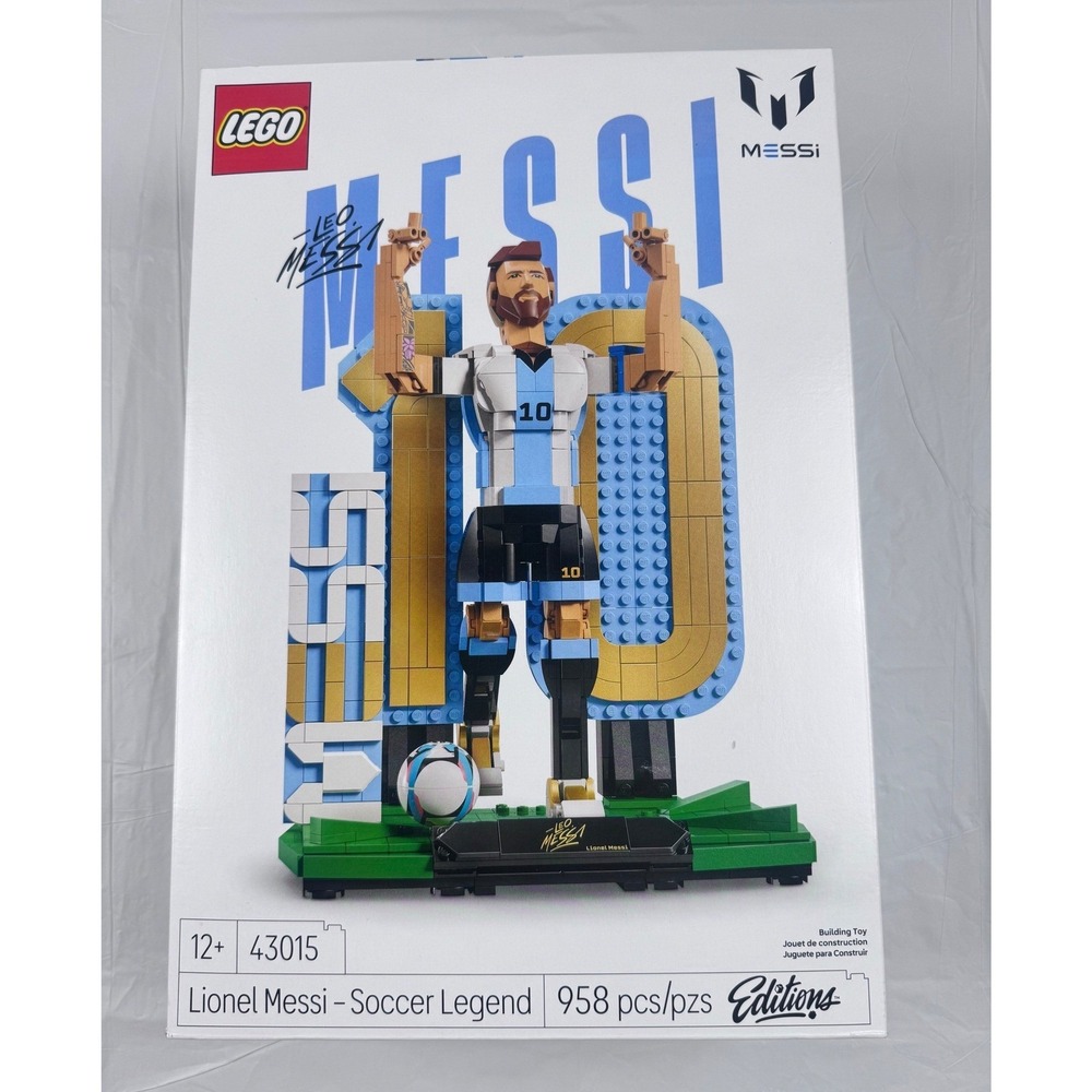 LEGO 43015 Lionel Messi Soccer Legend 2-in-1 Building Set 958 Pcs Factory Sealed
